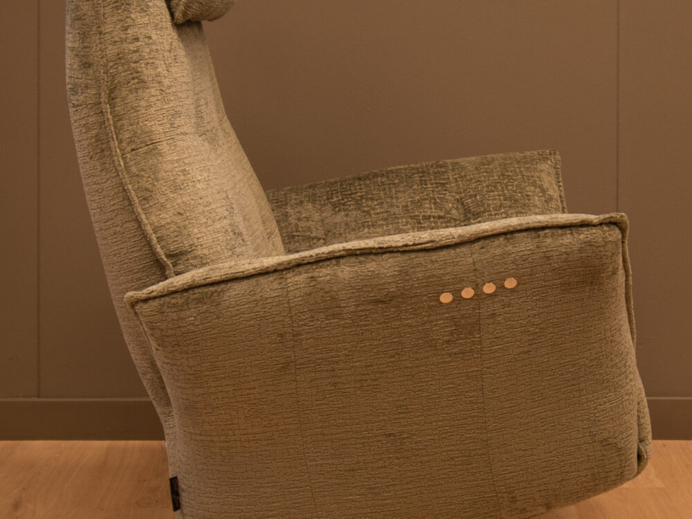 Chill- Line Justin relaxfauteuil stof showroommodel - Afbeelding 8
