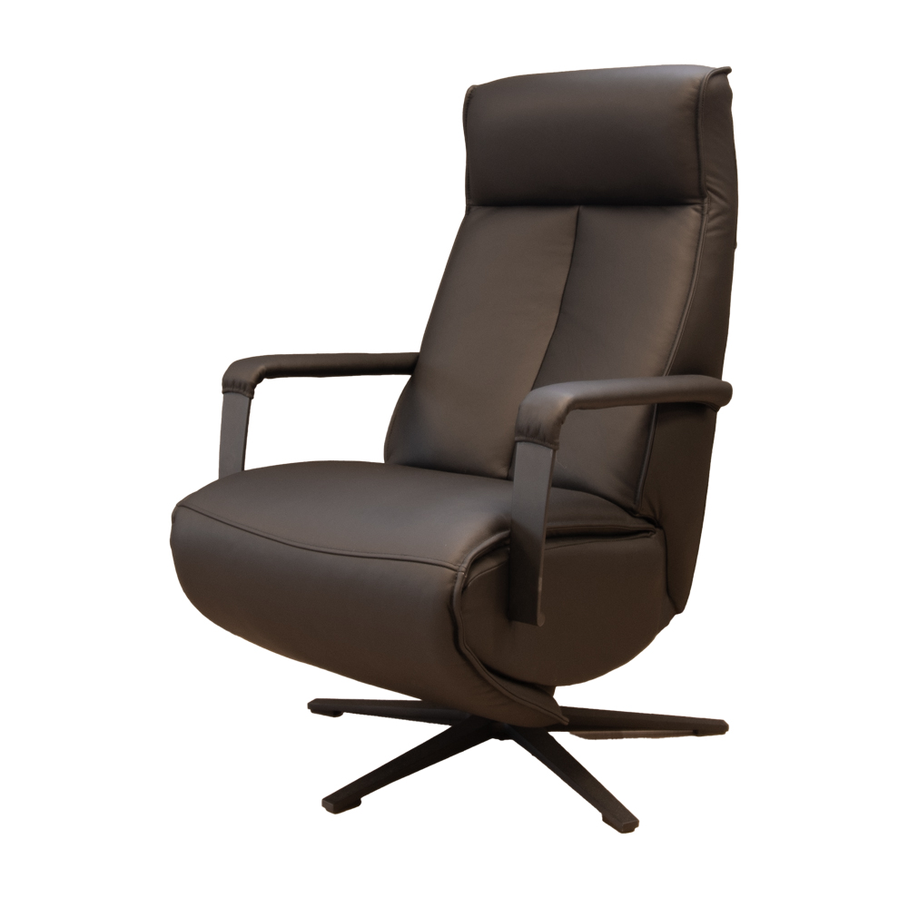 Living Stuttgart zwart leder showroommodel