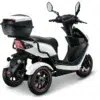 IVA T3 scootmobiel in het wit met 3 wielen