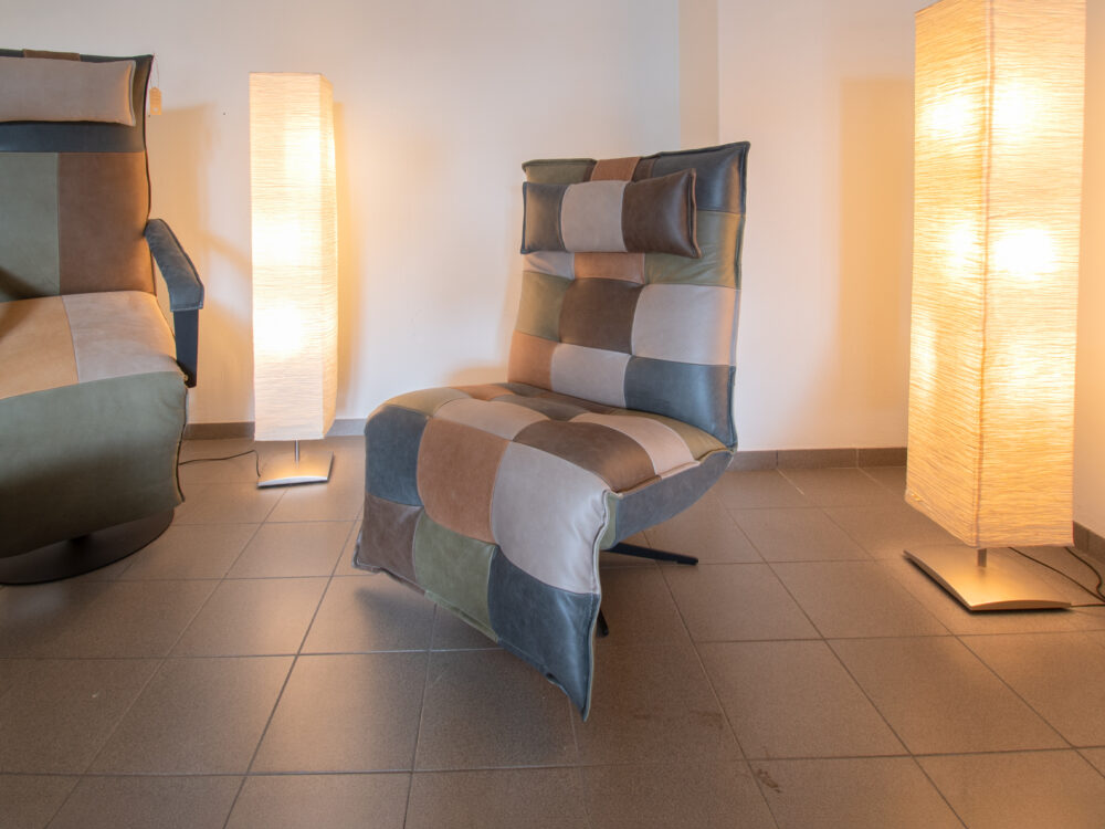 Patchwork relax stoel Luc gasveer - Afbeelding 2