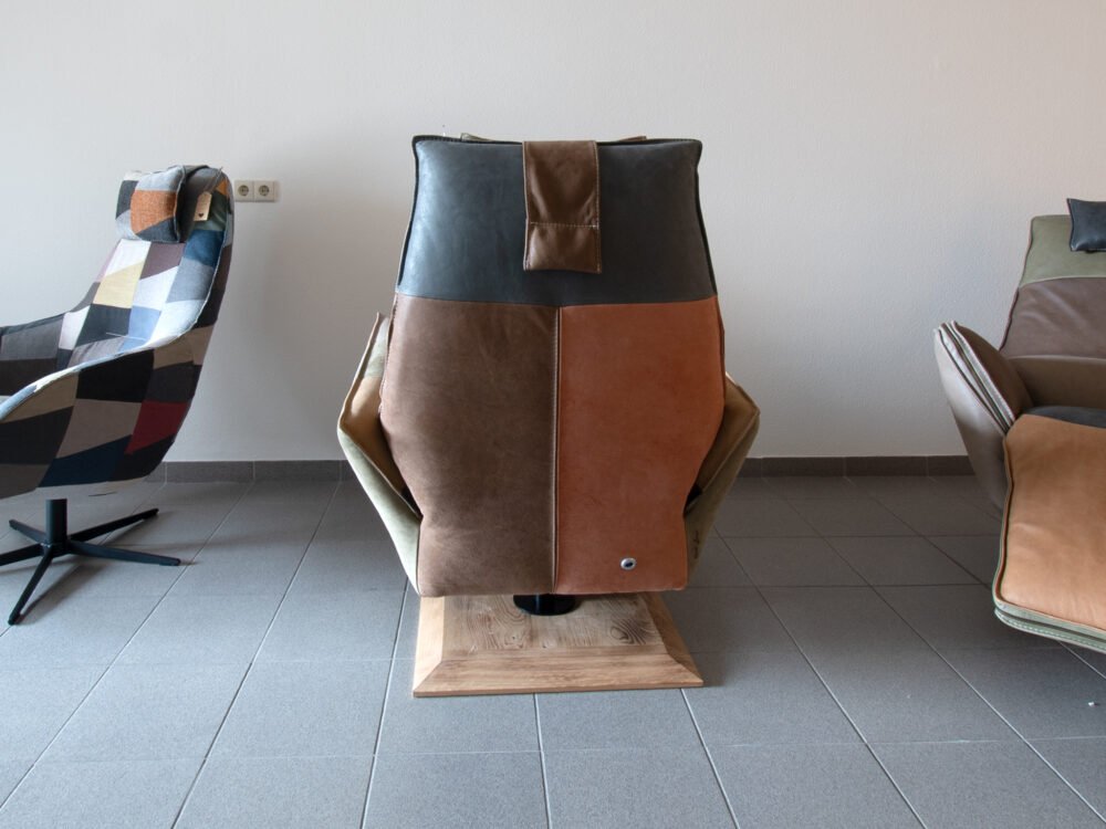 Patchwork relax stoel Justin - Afbeelding 4