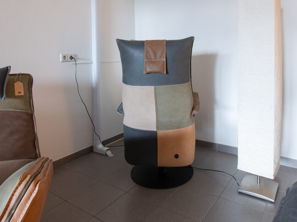 Moderne Sta op stoel in Patchwork, Deliza - Afbeelding 4