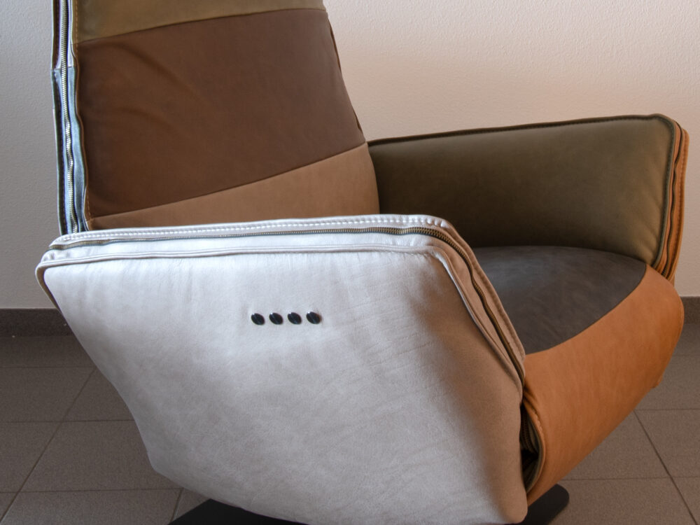 Patchwork relax stoel Esila - Afbeelding 5