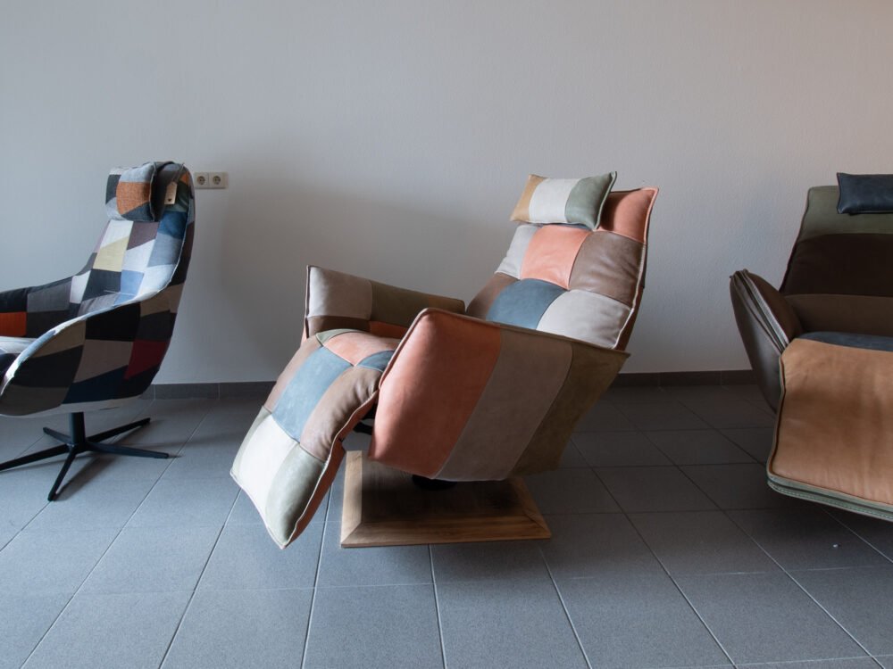 Patchwork relax stoel Justin - Afbeelding 6