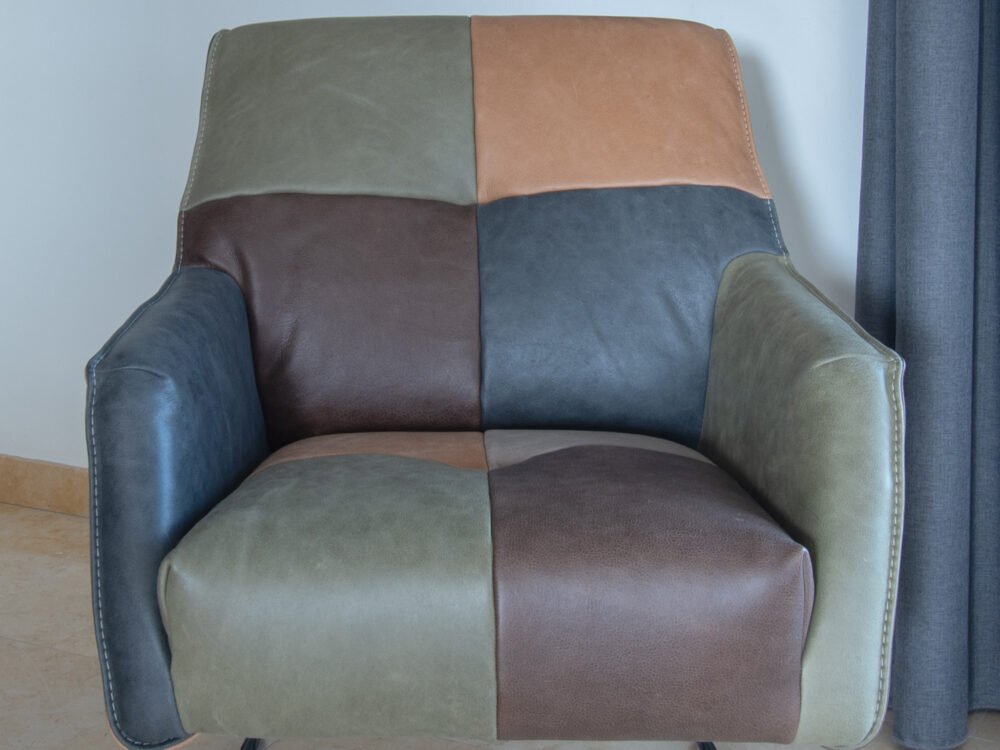Patchwork fauteuil Roxy - Afbeelding 7