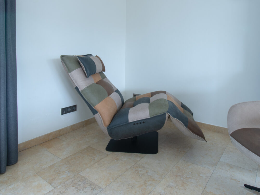 Patchwork relax stoel Luc - Afbeelding 7