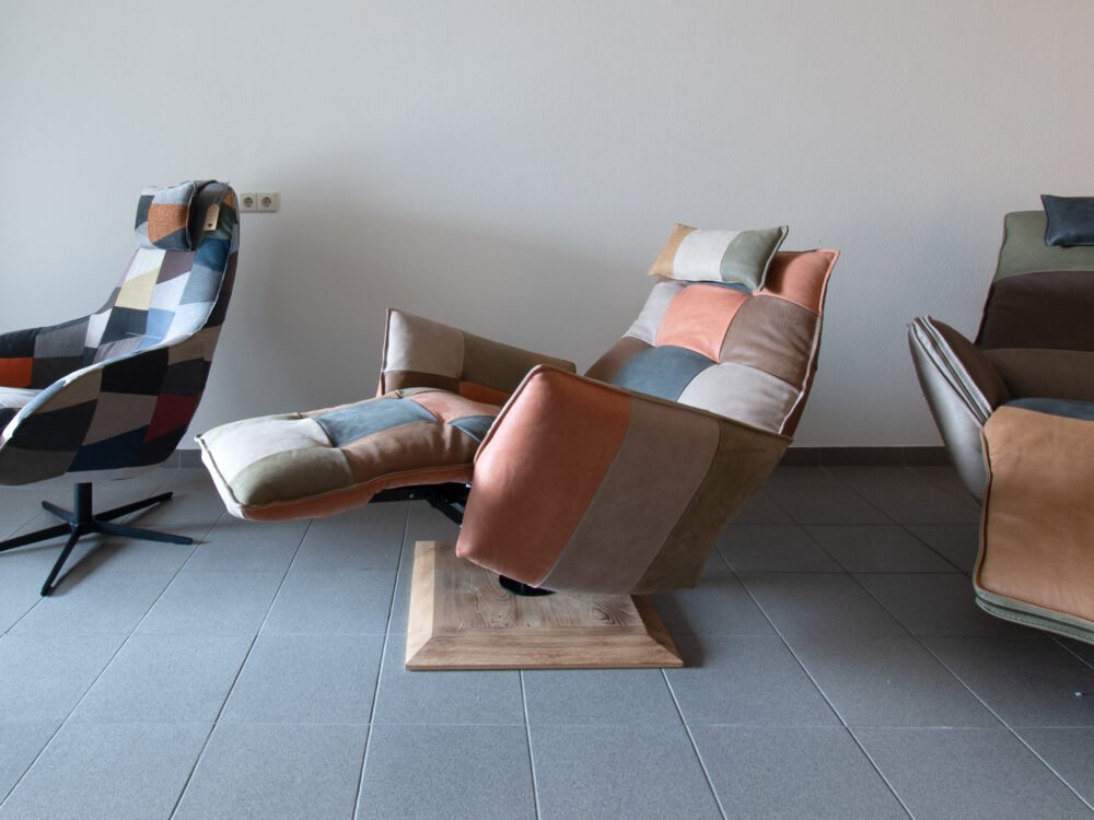 Patchwork relax stoel Justin - Afbeelding 7