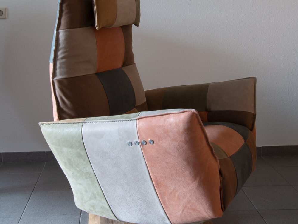 Patchwork relax stoel Justin - Afbeelding 8