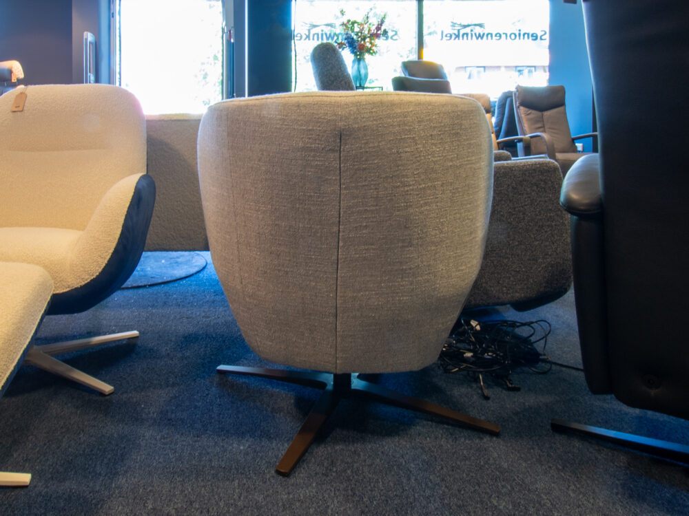 2 kleurige draaifauteuil Lavello - Afbeelding 5