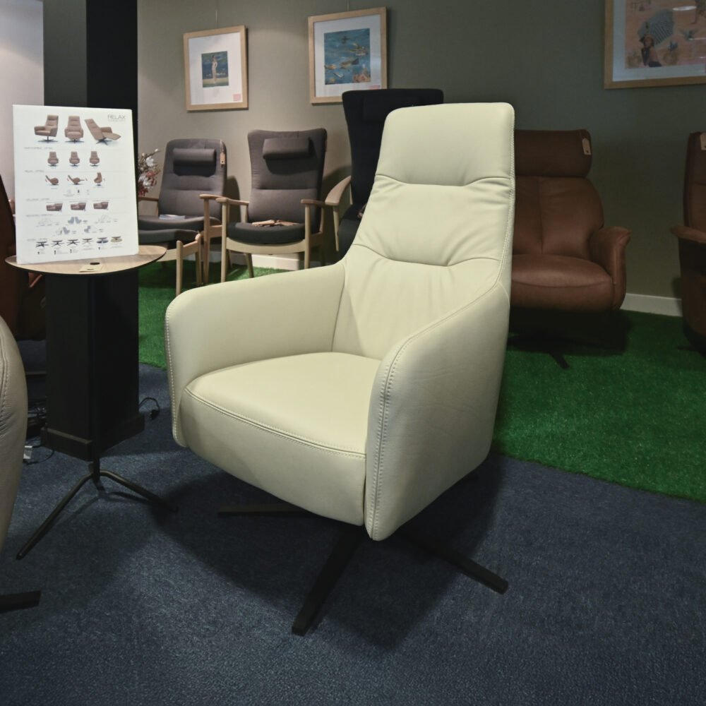 Alternative view of Leren draaifauteuil Harley