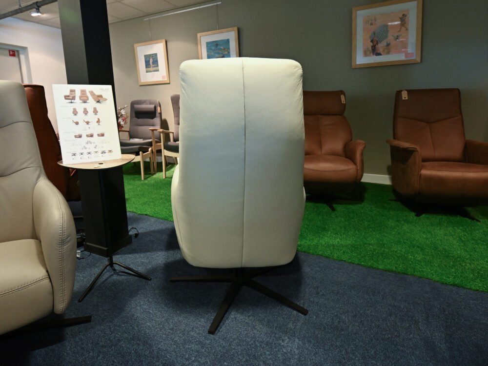 Leren draaifauteuil Harley - Afbeelding 5