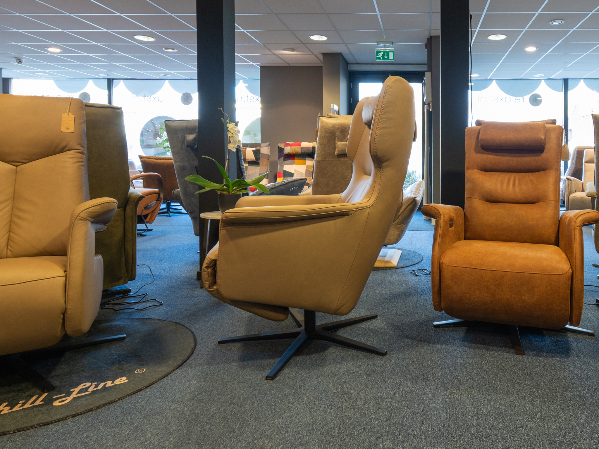 Relaxfauteuil Estefano leer - Afbeelding 6