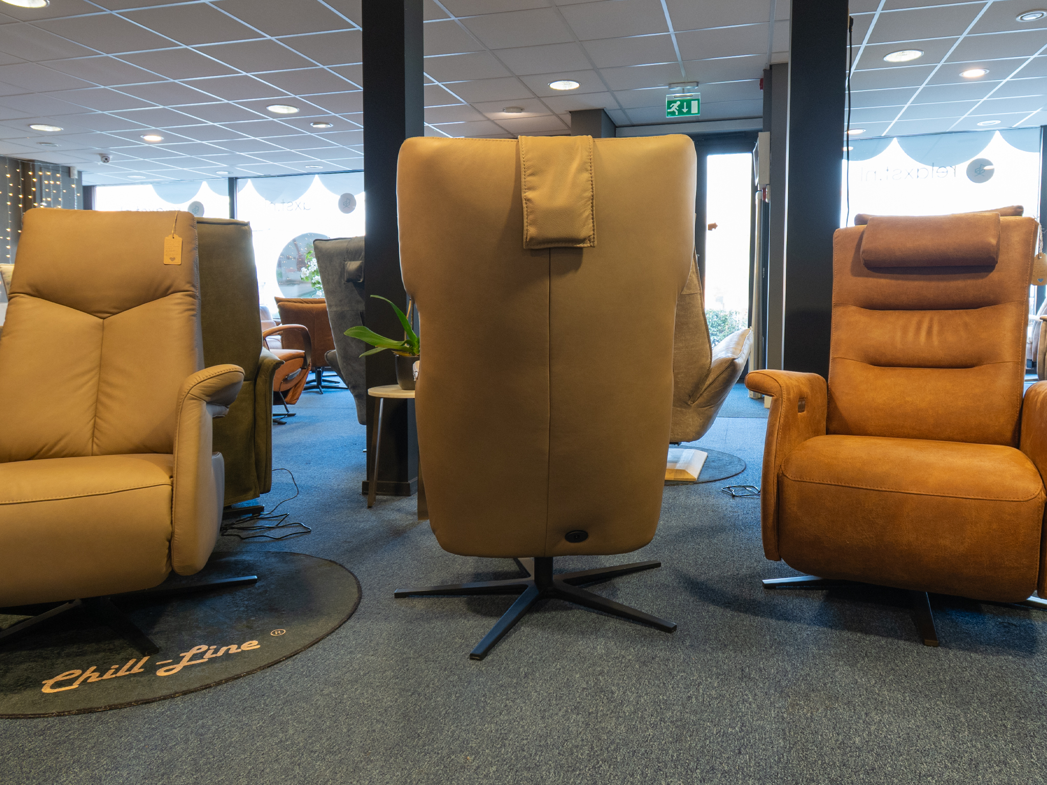 Relaxfauteuil Estefano leer - Afbeelding 7