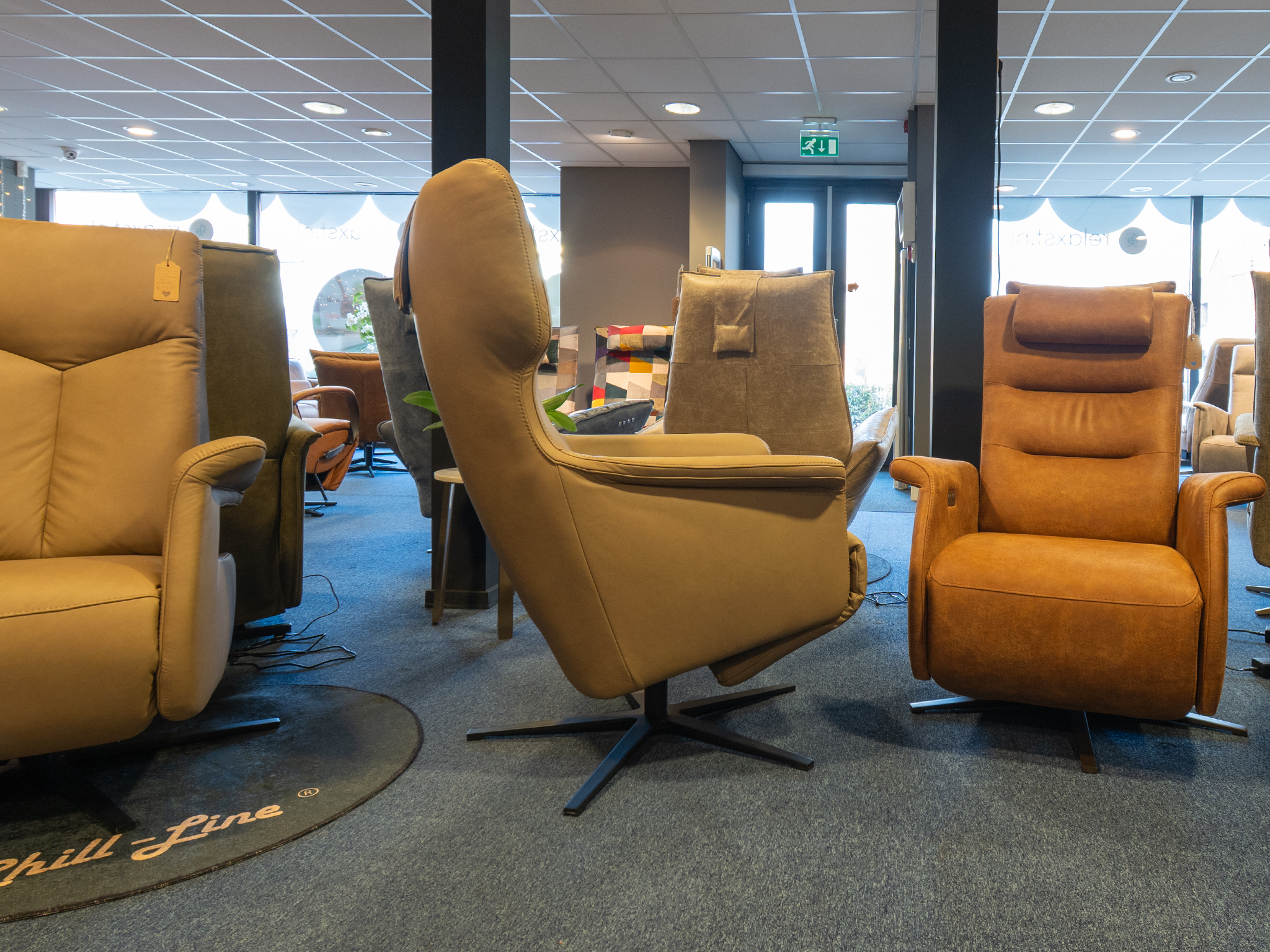 Relaxfauteuil Estefano leer - Afbeelding 8