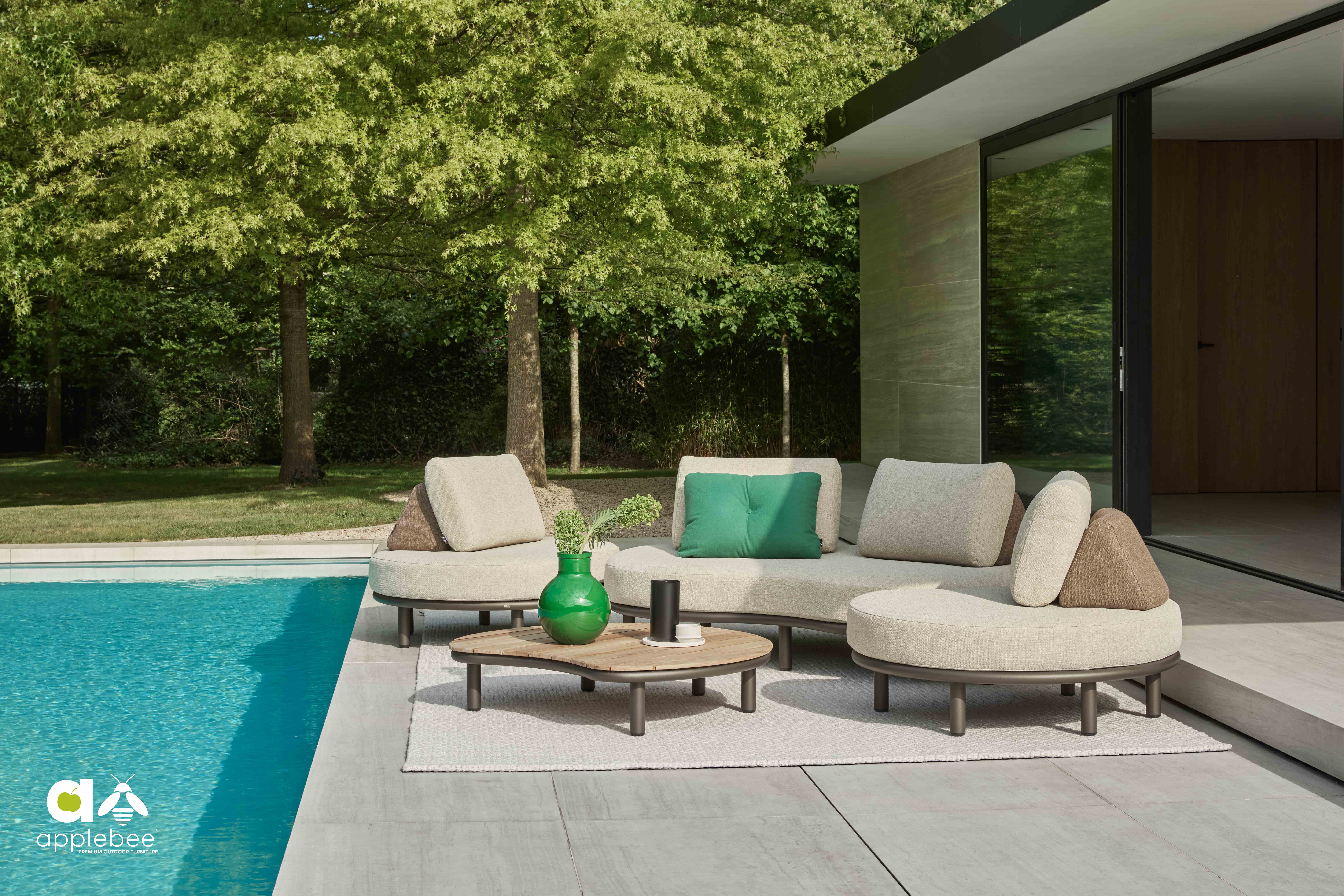 Apple Bee outdoor lounge set Moon