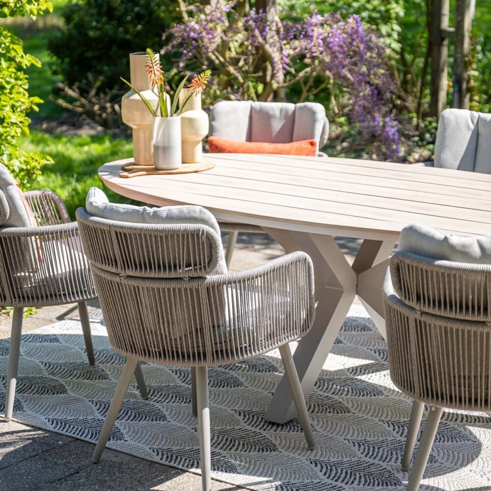 Alternative view of Garden Impressions Edison tuintafel ovaal 220x115 cm