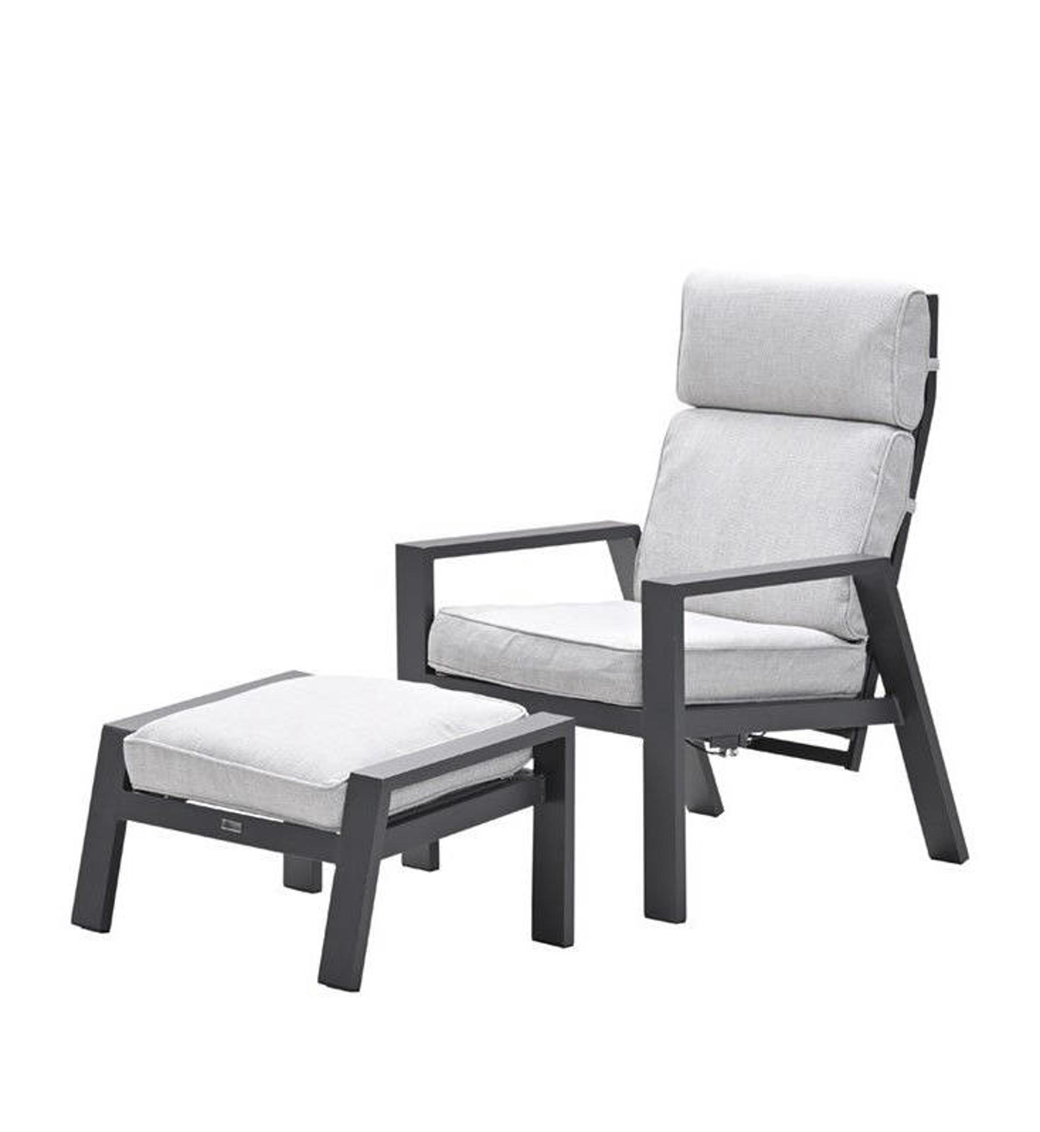 Garden Impressions Max fauteuil + voetenbank - Afbeelding 2