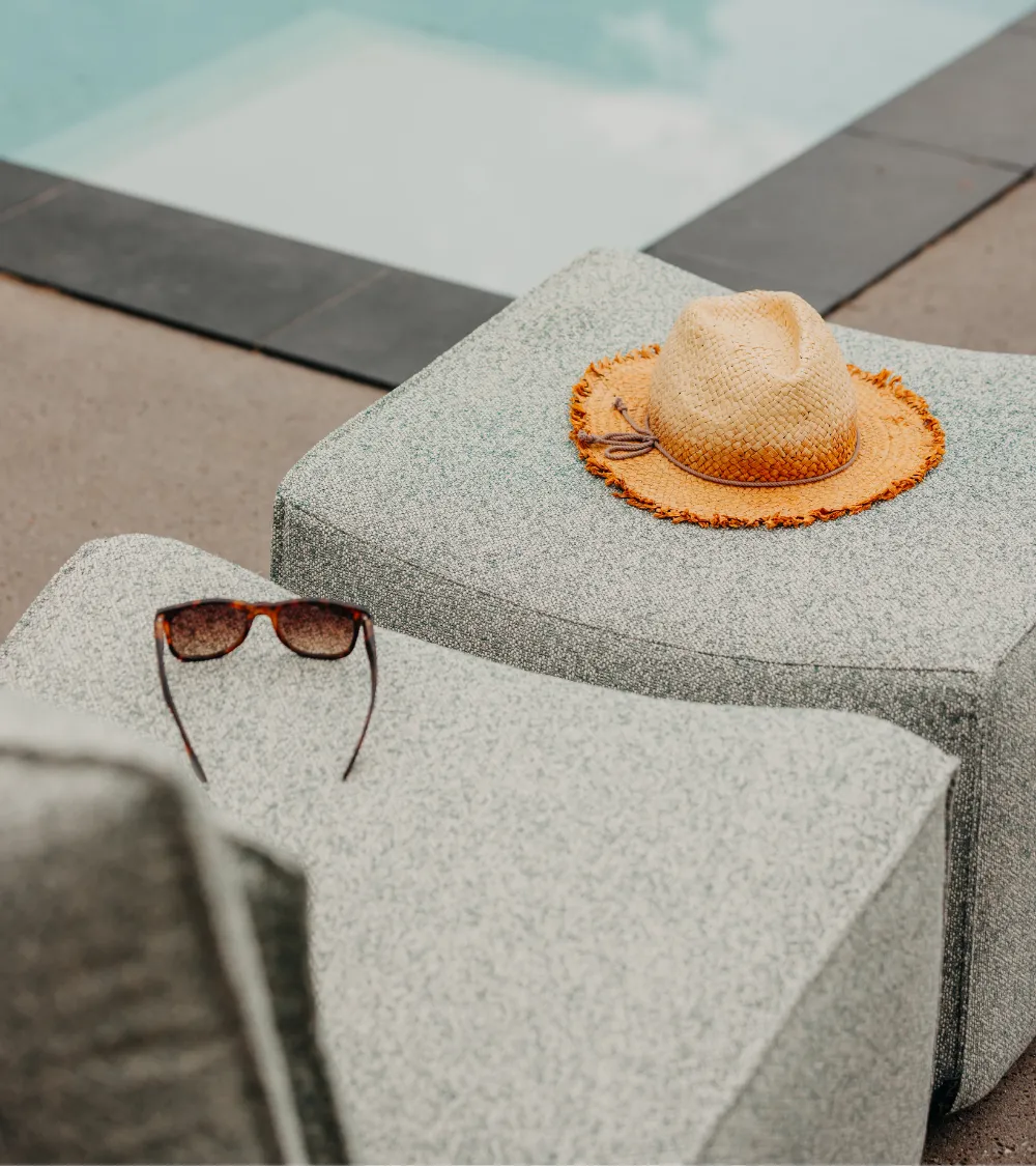 Chill Line Majka outdoor fauteuil + hocker - Afbeelding 2