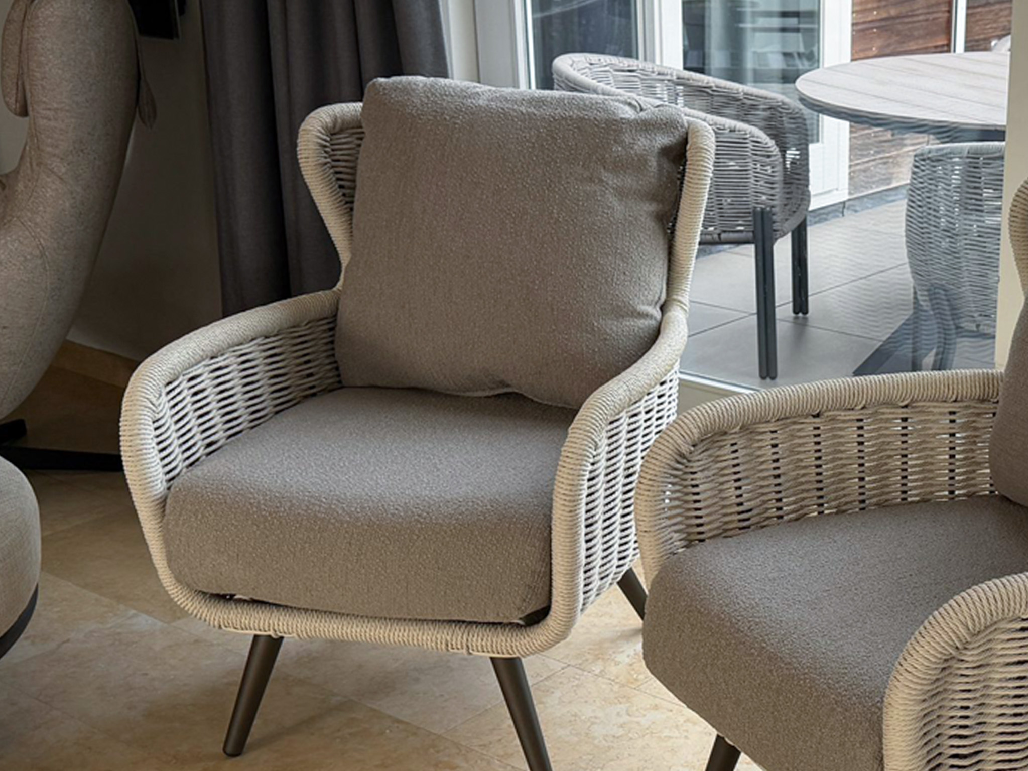 Apple Bee Key Largo lounge tuinstoelen set van 2 stuks ACTIE! - Afbeelding 2