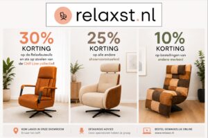 Sta op en relaxstoel actie