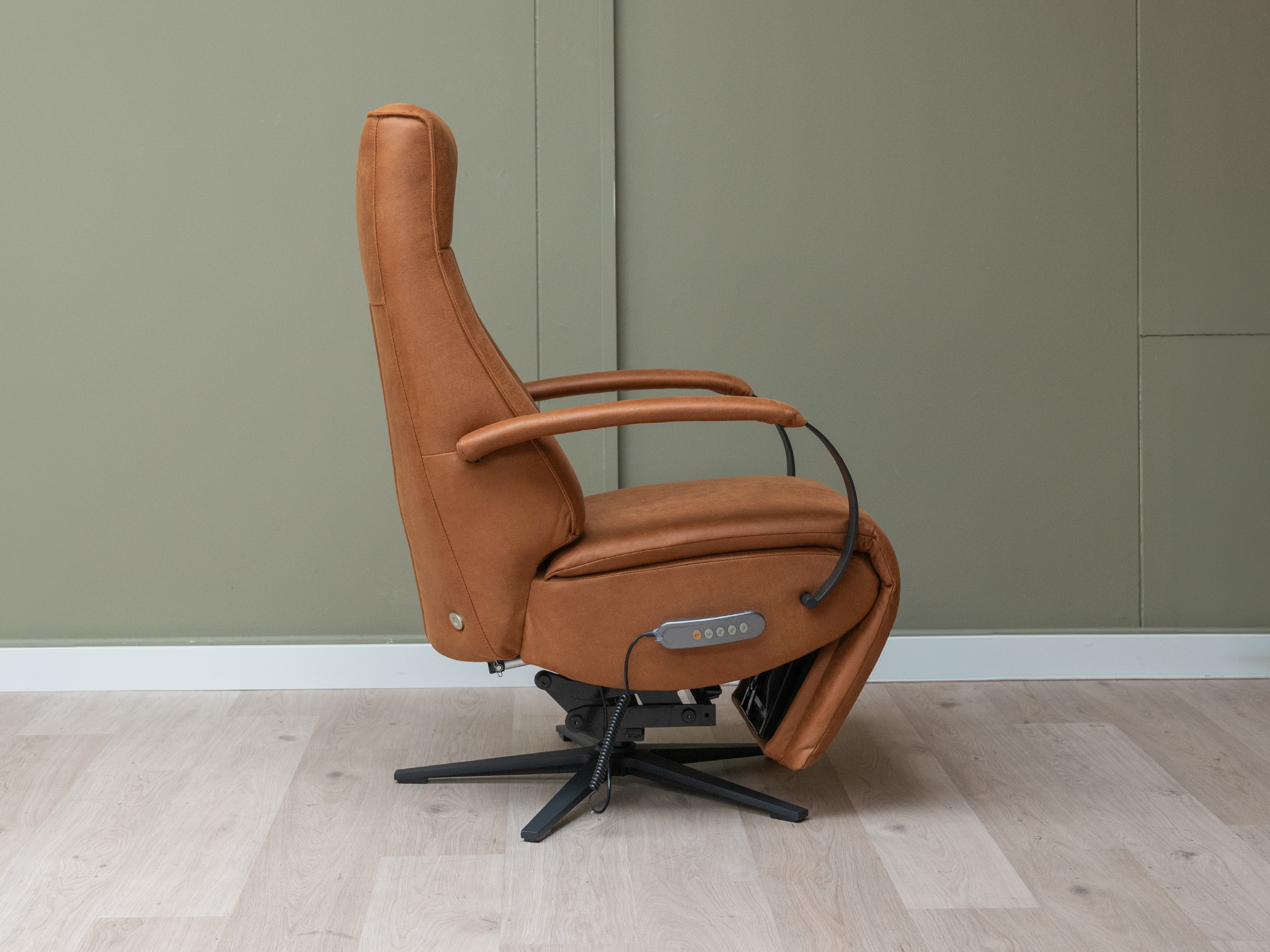 Sta op stoel - Relaxfauteuil Best Cognac - Afbeelding 8