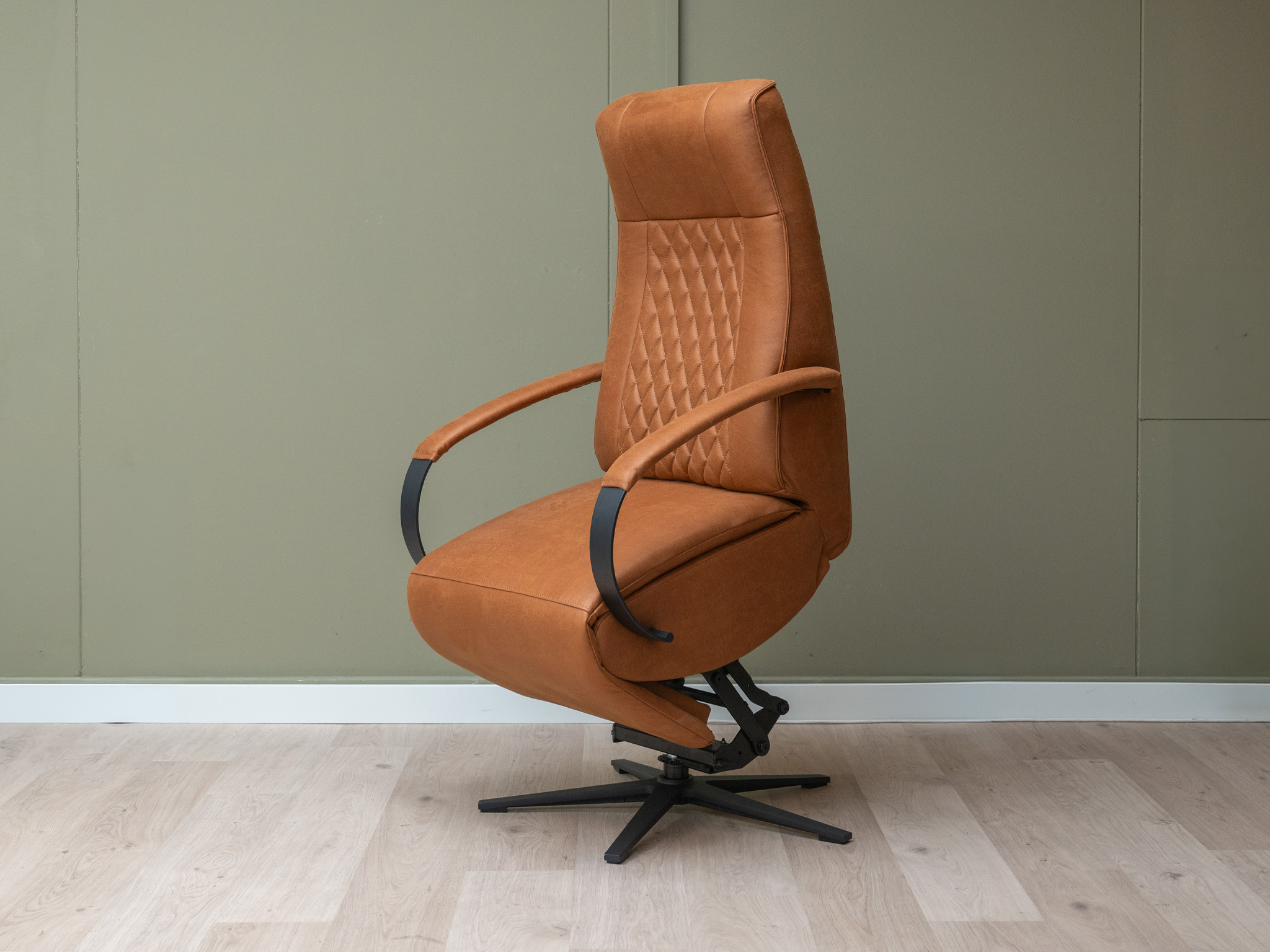Sta op stoel - Relaxfauteuil Best Cognac - Afbeelding 6